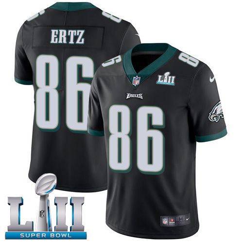 Youth Philadelphia Eagles #86 Ertz Black Limited 2018 Super Bowl NFL Jerseys